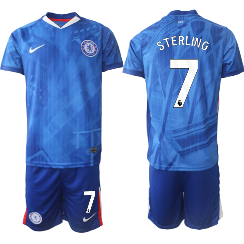 Men 2025-2026 Club Chelsea FC home Blue #7 Soccer Jersey